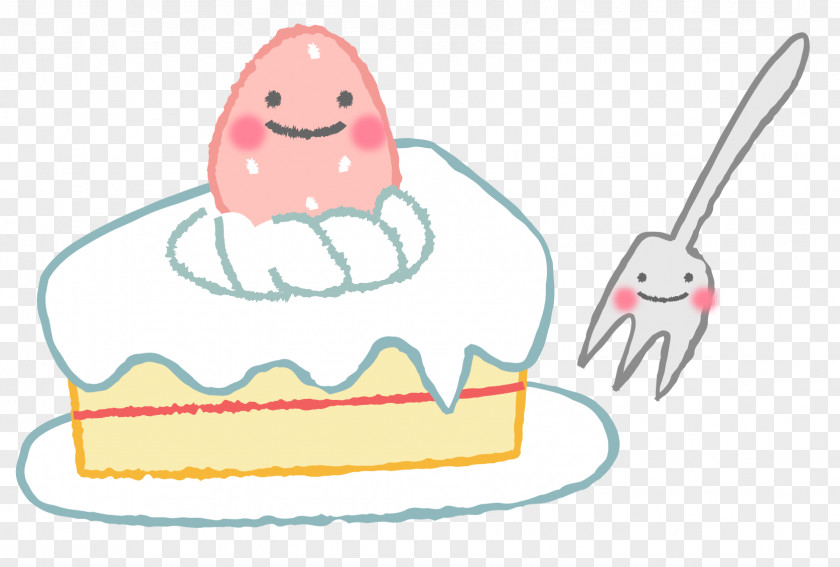 Strawberry Shortcake Cream Cake Mochi PNG