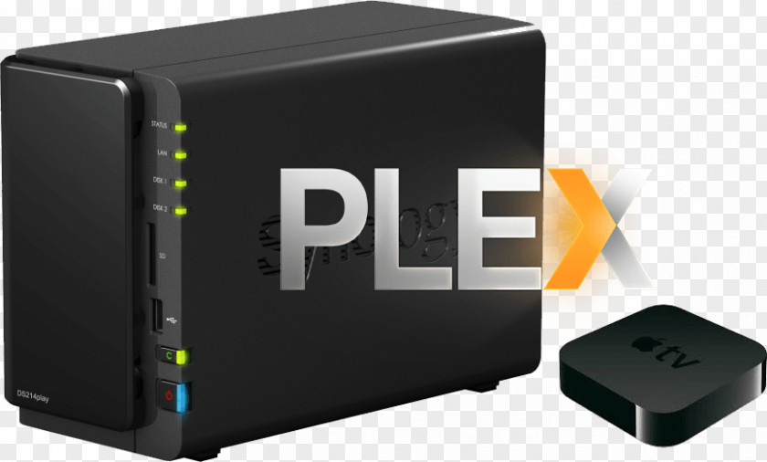 Apple Plex Synology Inc. Network Storage Systems TV PNG