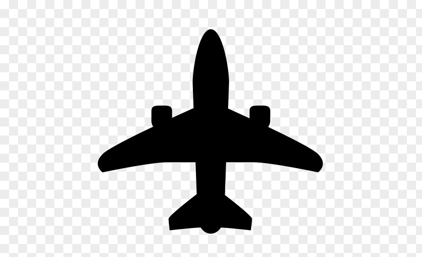 Aviation Silhouette Airplane PNG