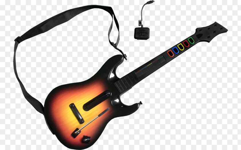 Bass Guitar Hero World Tour Electric Controller III: Legends Of Rock PNG