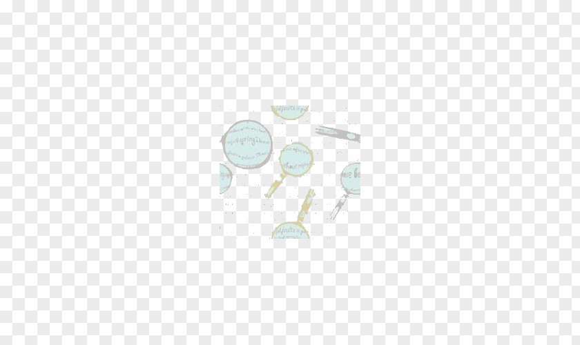 Blue Magnifying Glass Cartoons PNG
