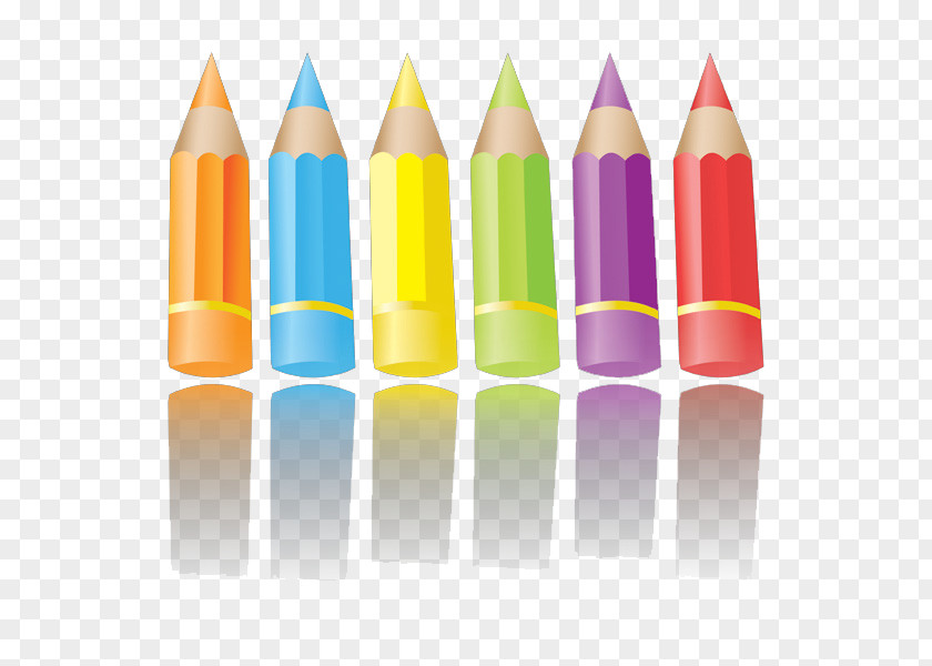 Colorful Pencil Painting PNG