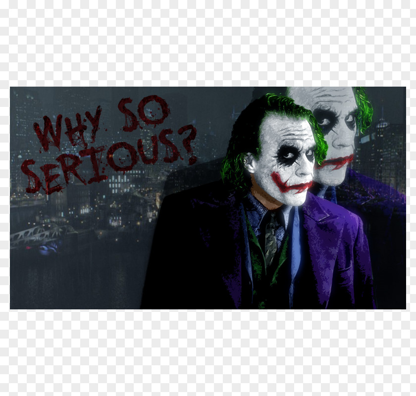 Joker Film Why So Serious? Wallpaper PNG