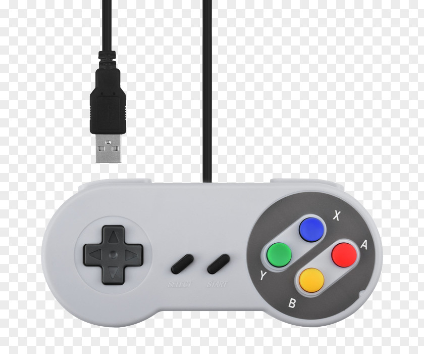 Joystick Super Nintendo Entertainment System Game Controllers Video PNG
