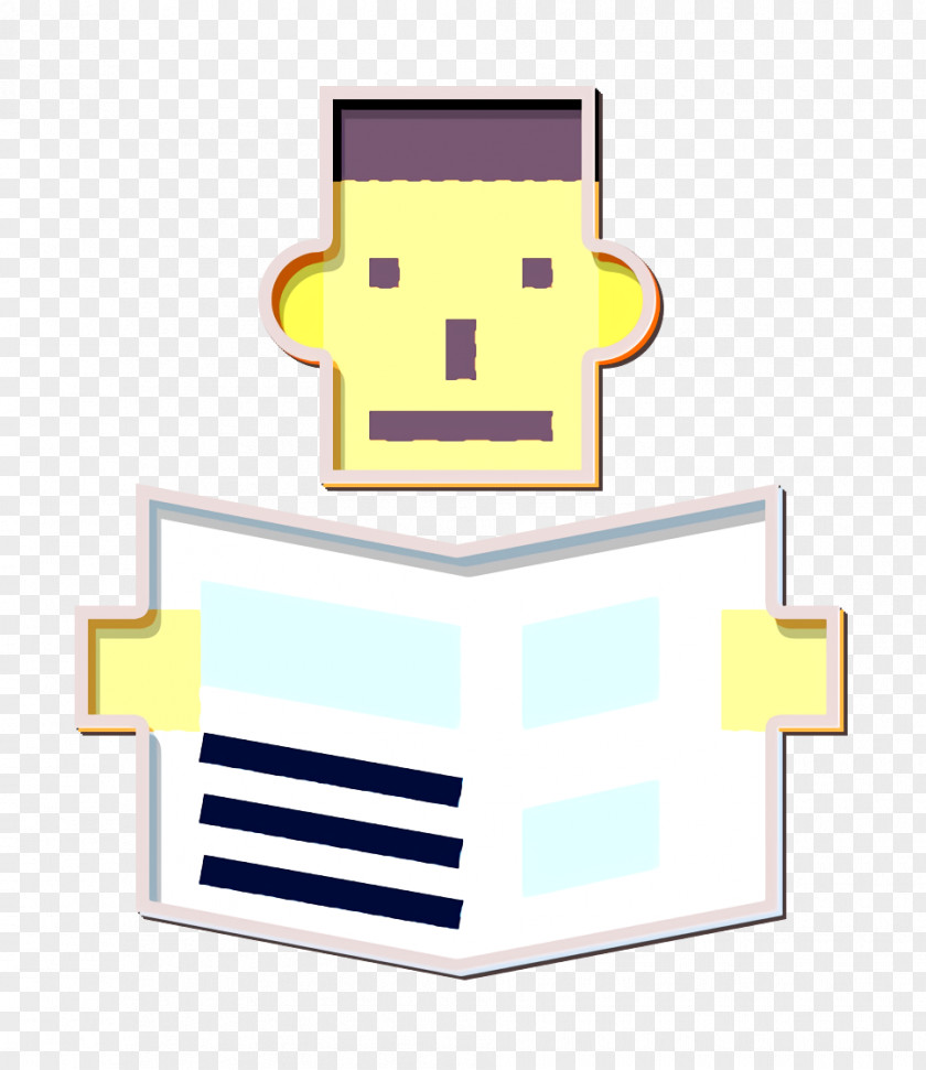 Newspaper Icon Reading Reader PNG