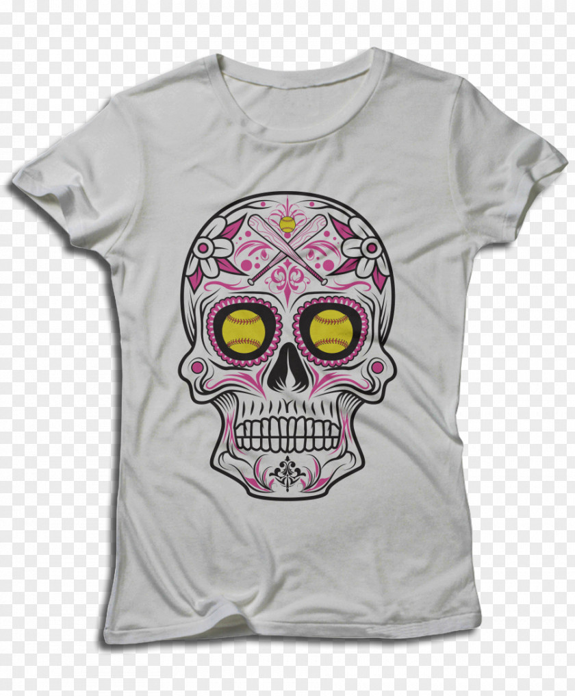 Sugar Skull Long-sleeved T-shirt Clothing PNG
