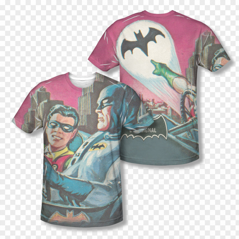 T-shirt Batman Batcave Robin Superman PNG
