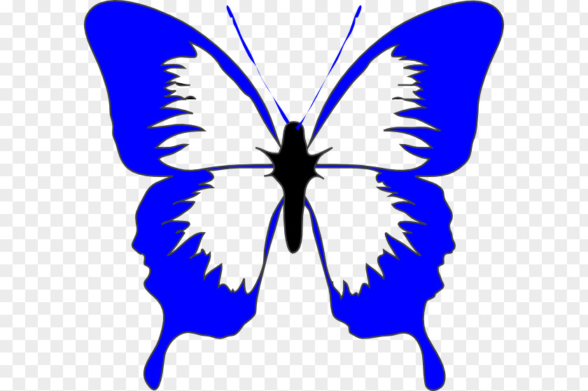 Blue Butterfly Monarch Clip Art PNG
