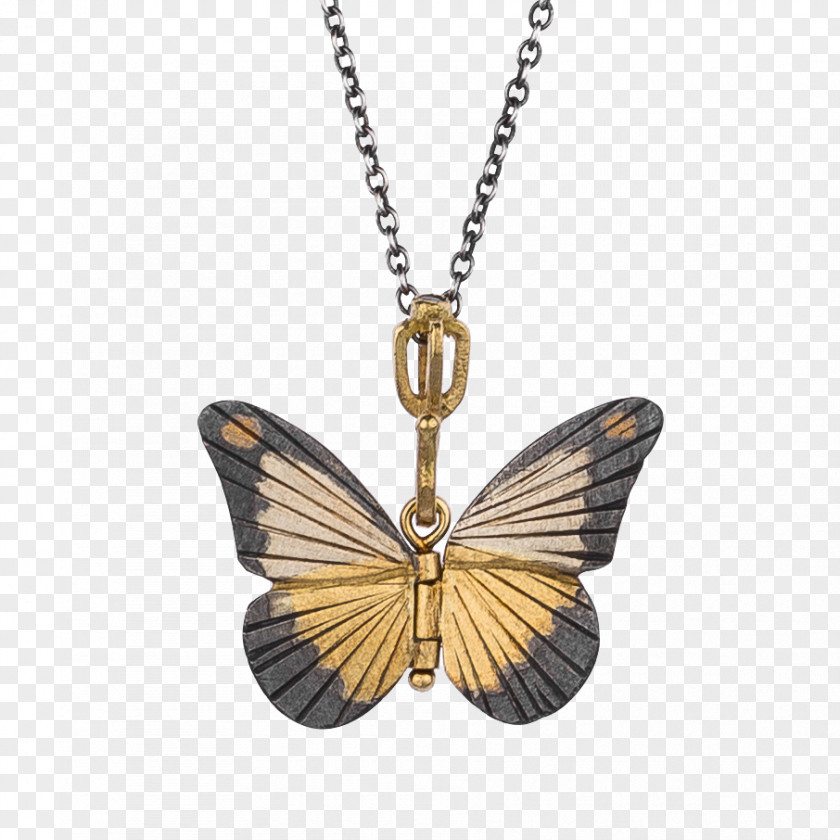 Butterfly Monarch Charms & Pendants Necklace Jewellery PNG