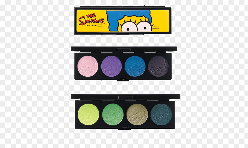 Cartoon Eye Shadow Marge Simpson MAC Cosmetics Color PNG