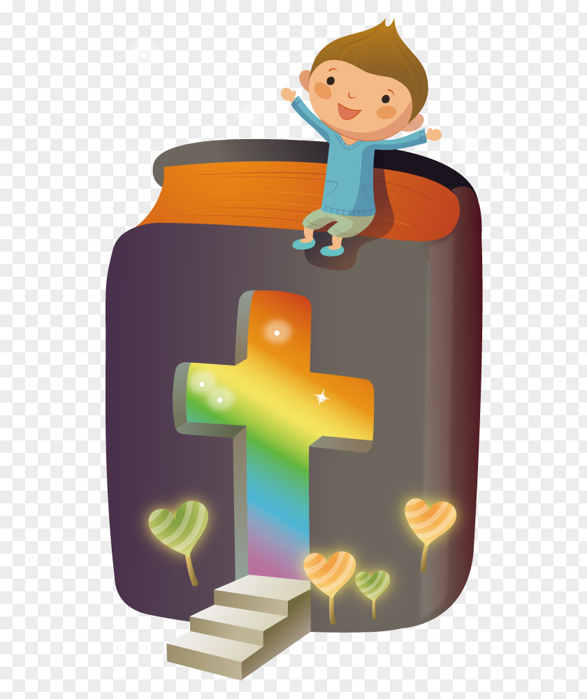 Child Sitting On The Books Of Magic Christianity Jesus Stock Photography Wallpaper PNG