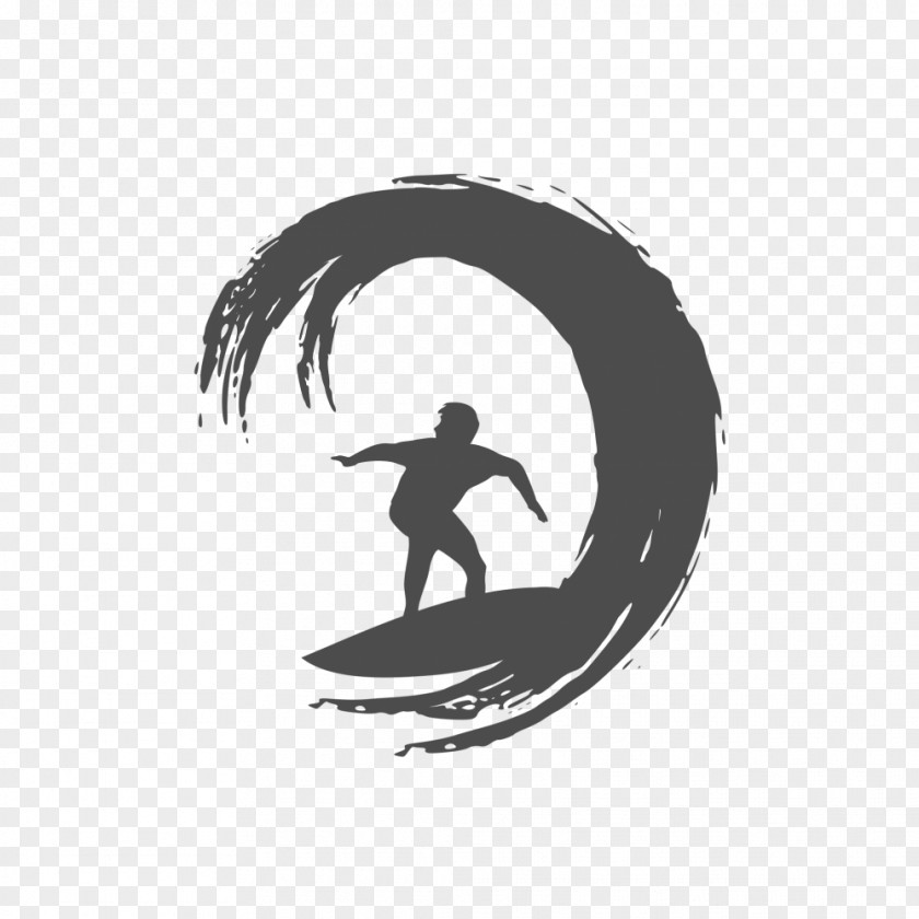 Kite Surf Clipart Logo Surfing Silhouette PNG