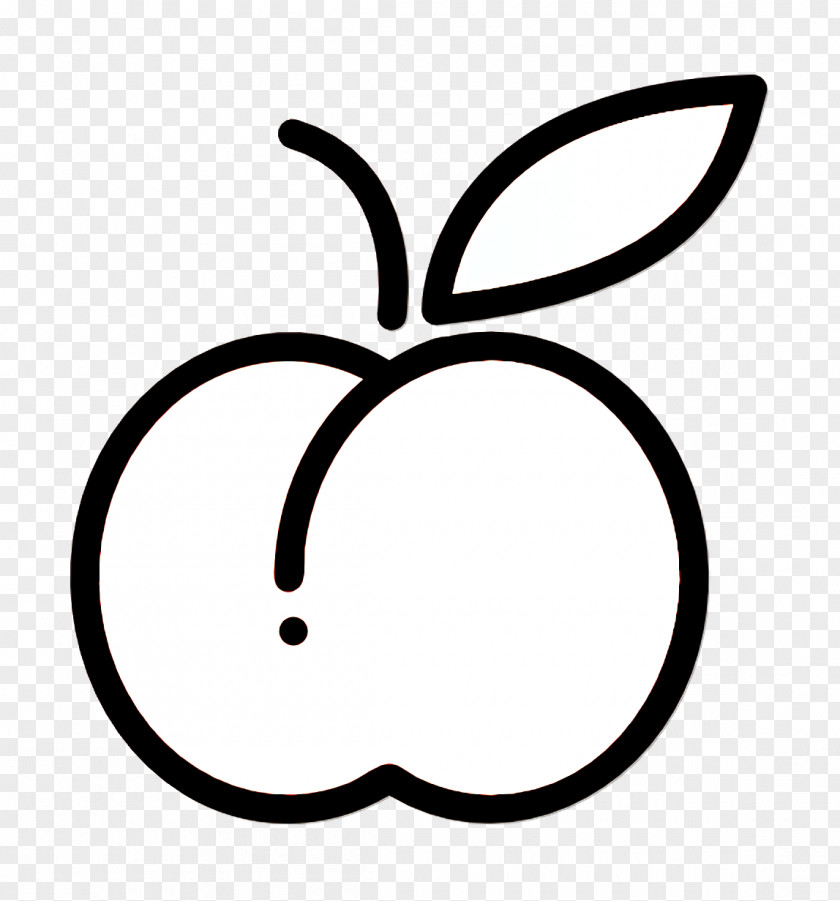 Peach Icon Fruits And Vegetables Cute PNG