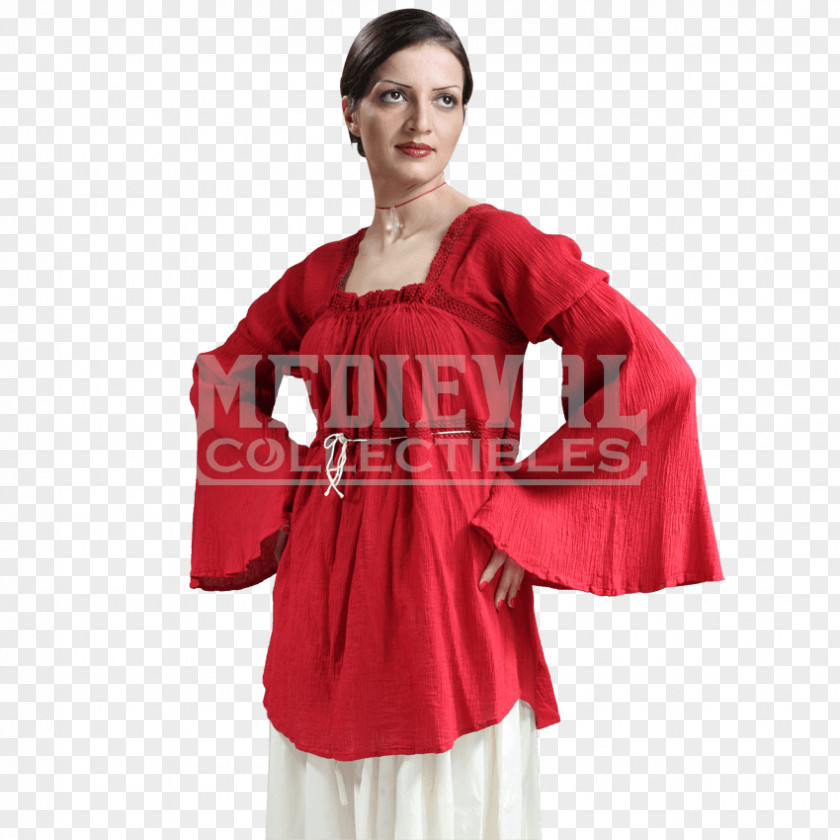 Day Of The Crepe Robe Shoulder Sleeve Blouse Costume PNG