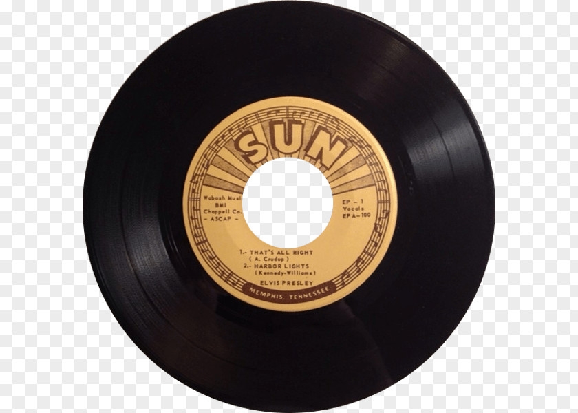ELVIS Sun Studio SUN RECORDS Phonograph Record Elvis At Sound Recording And Reproduction PNG