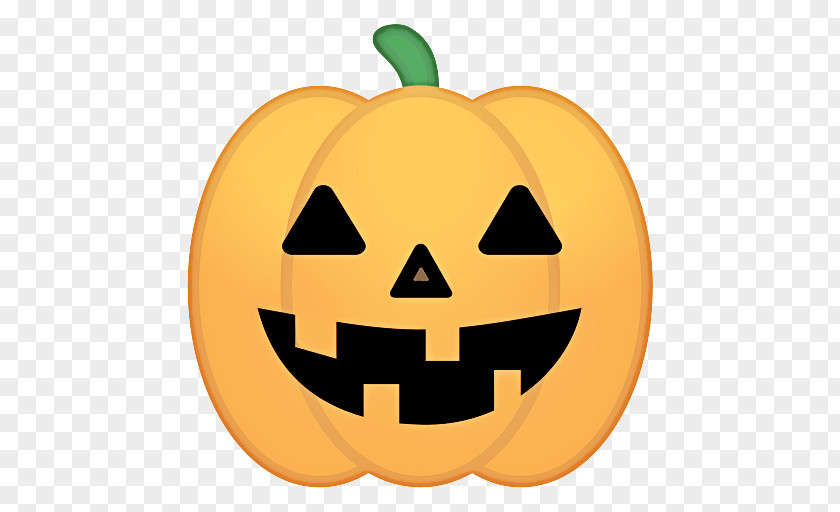 Emoticon Happy Halloween Pumpkin Cartoon PNG
