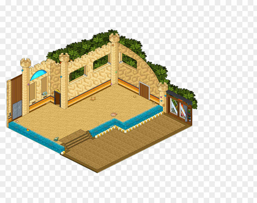 Habbo Bg Room Vqe Beach PNG