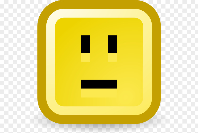 Neutral Face Smiley Font PNG