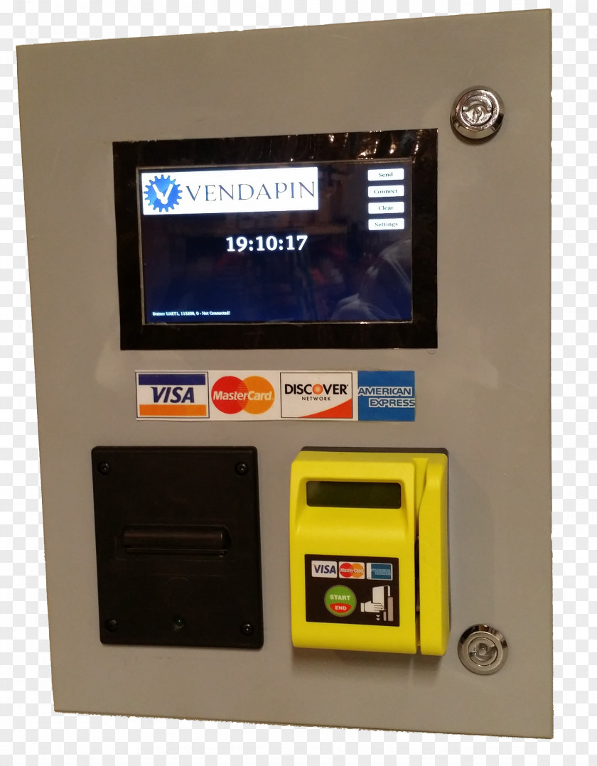 Credit Card Vending Machines Contactless Payment Point Of Sale PNG