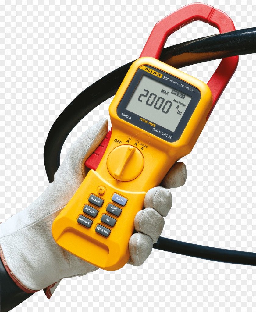 Current Clamp Electric Multimeter Direct Ampere PNG
