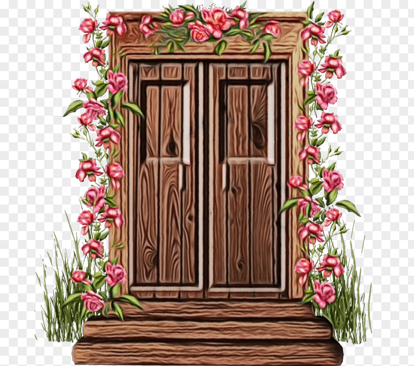 Door Wood Architecture Arch Plant PNG