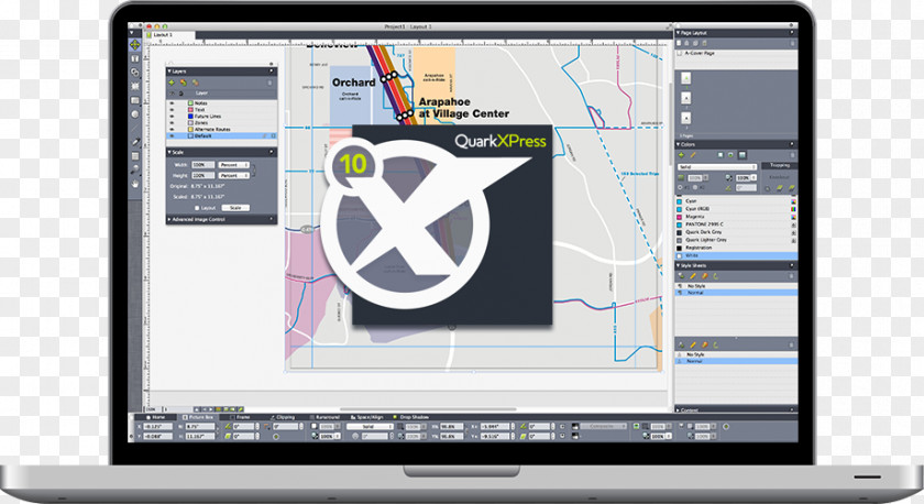 Floating Leaves QuarkXPress Desktop Publishing Adobe InDesign Computer Software PNG