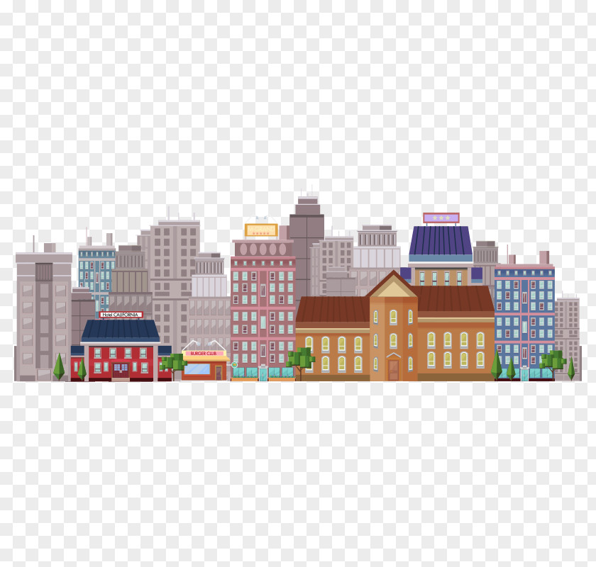 House,city Shafter City Illustration PNG