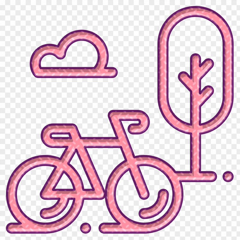 Symbol Pink Hotel Icon Bike Park PNG