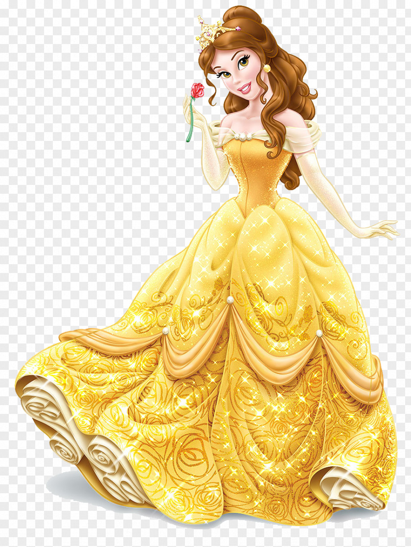 Beauty And The Beast Belle Princess Aurora Cinderella Rapunzel Jasmine PNG