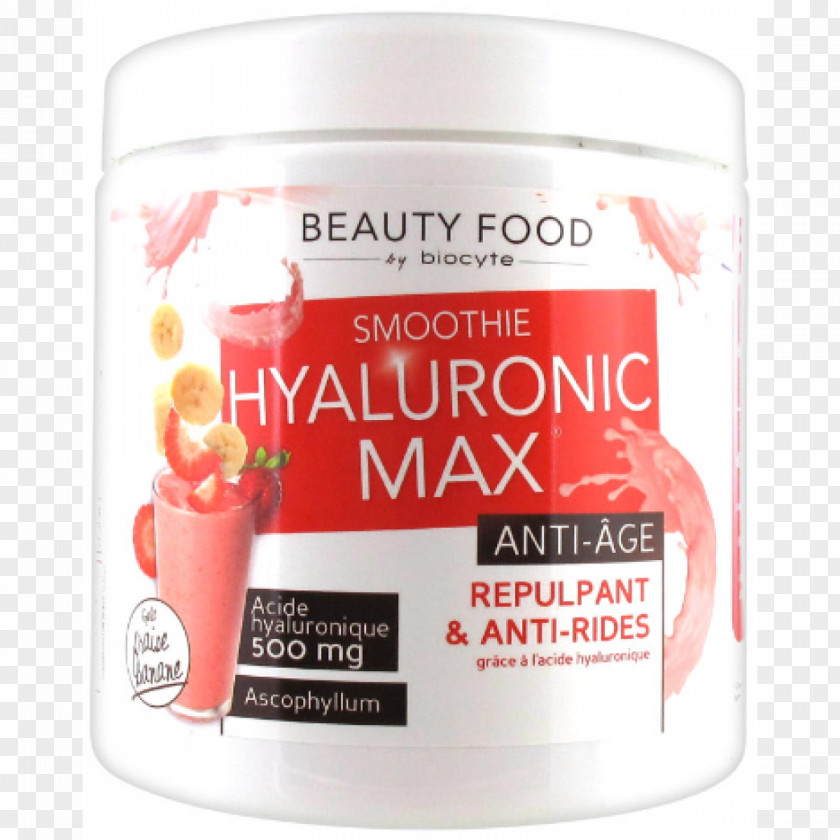 Beauty Food Dietary Supplement Hyaluronic Acid Wrinkle Smoothie Skin PNG