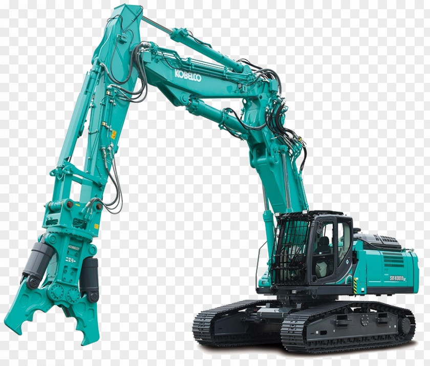 Nx Heavy Machinery Kobe Steel Demolition Excavator PNG