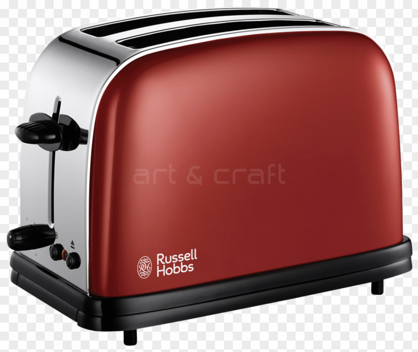 Russell Hobbs Toaster Colours Flame Red 18951-56 PNG