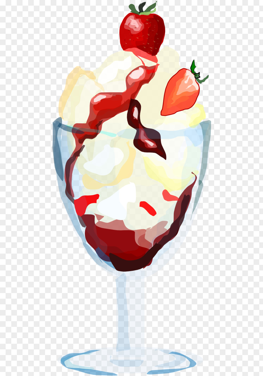 Sundae Pictures Chocolate Ice Cream Strawberry PNG