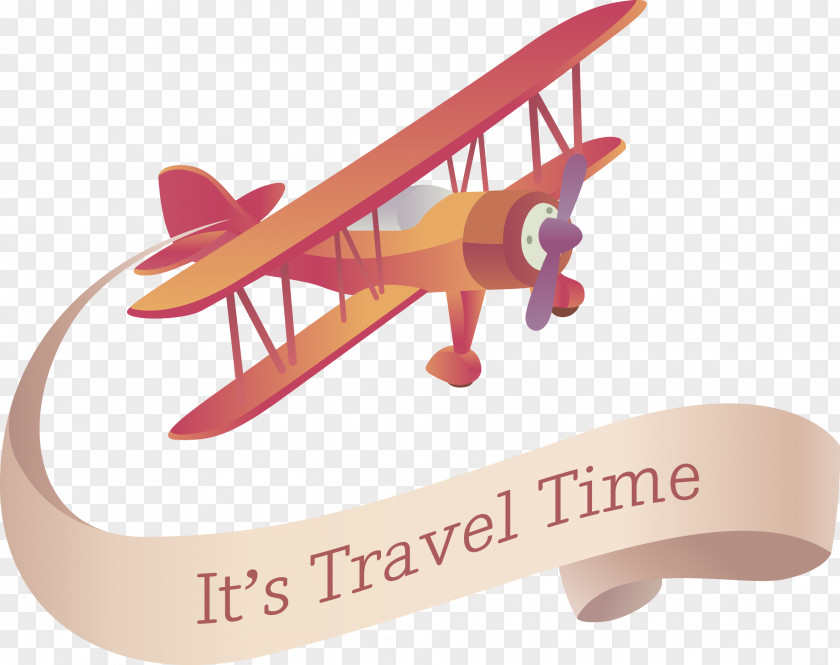 Time Plane Airplane Logo PNG