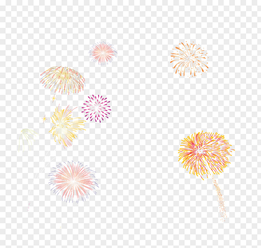 Colorful Fireworks Download PNG