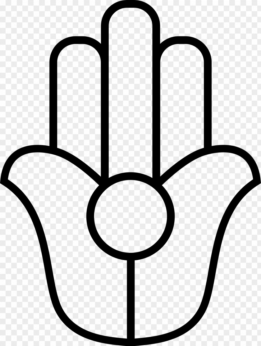 Hand Drawing Hamsa Symbol Clip Art PNG