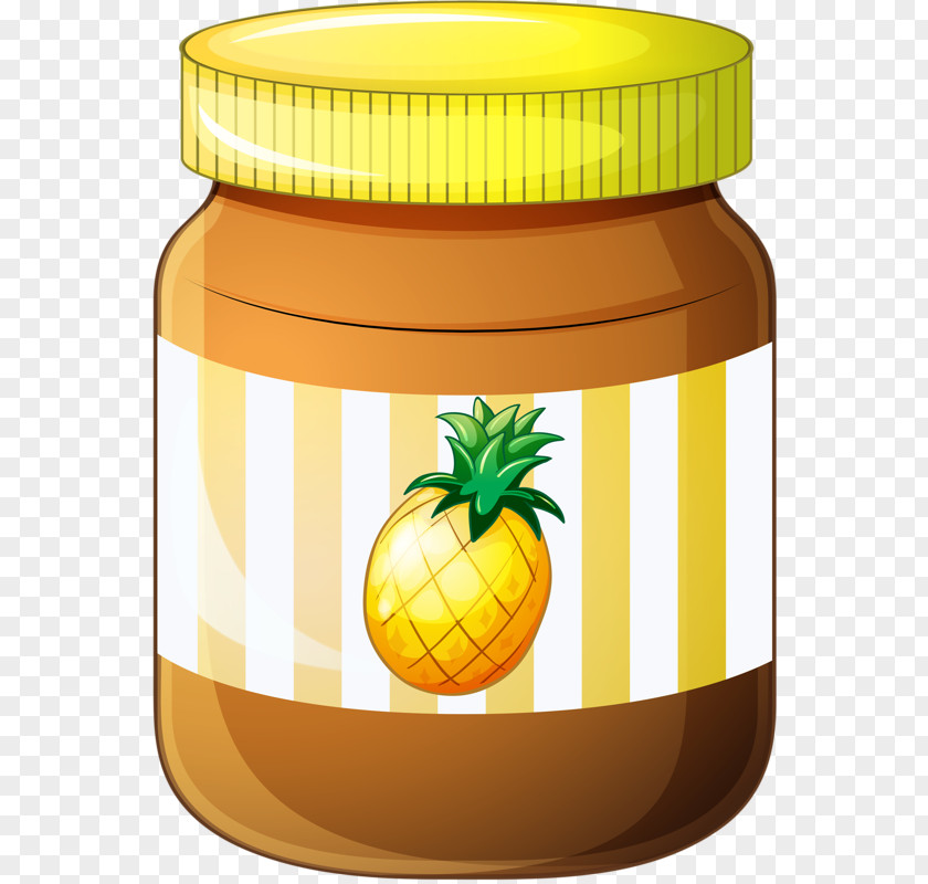 Canned Pineapple Fruit Preserves Clip Art PNG