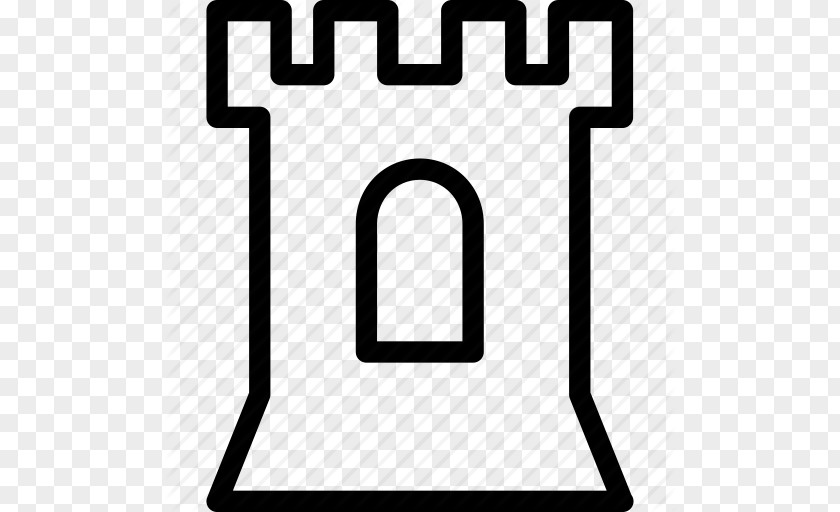 Castle Outline ICO Icon PNG