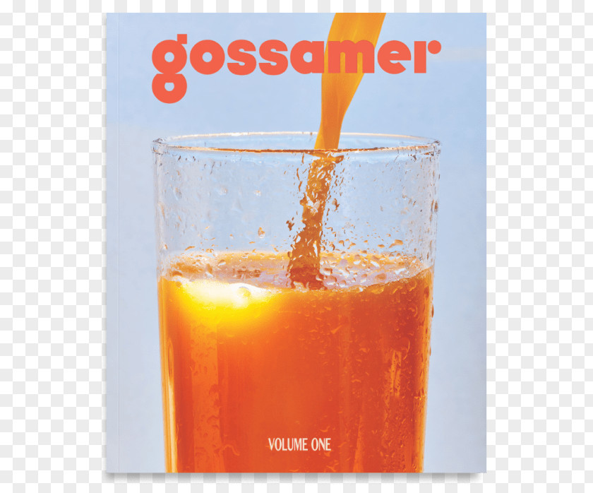 Gossamer Orange Drink Soft Juice Smoothie Magazine PNG