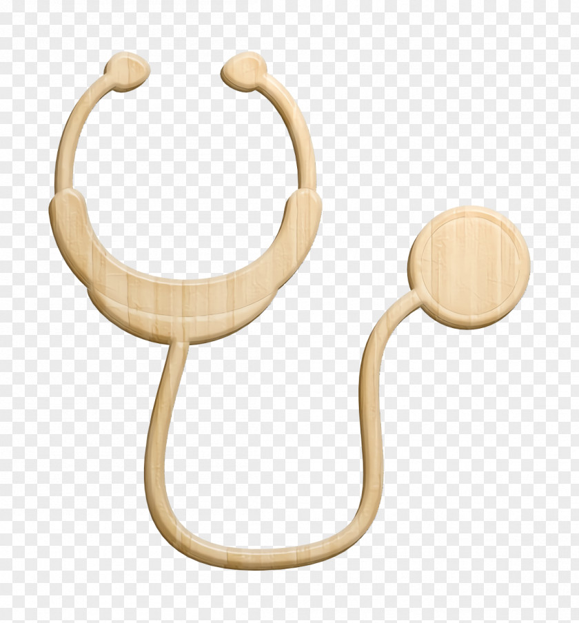 Metal Ear Doctor Icon Medical Elements Stethoscope PNG