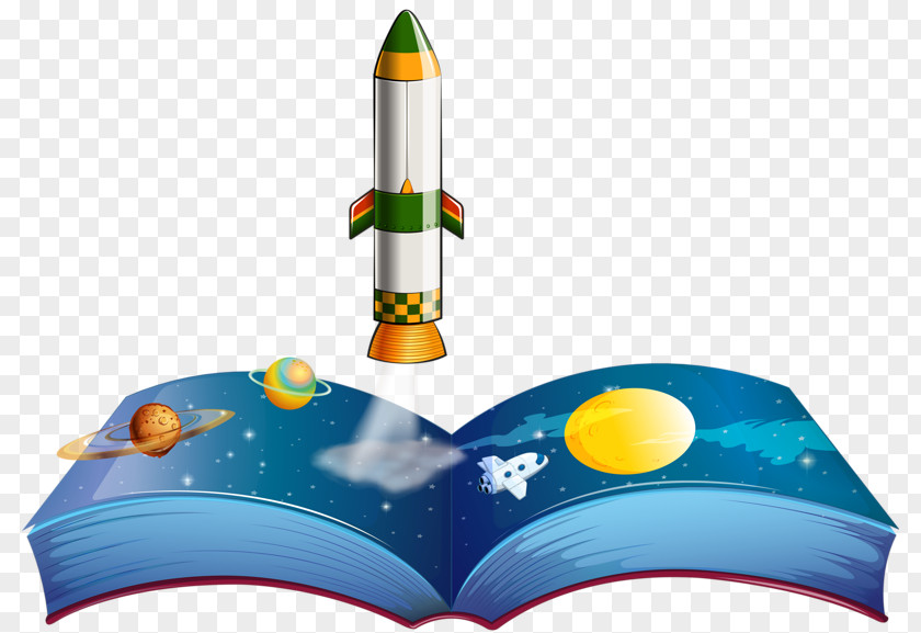 Rocket Book Planet Clip Art PNG