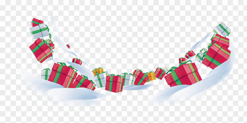 Snow Gift Box Winter PNG