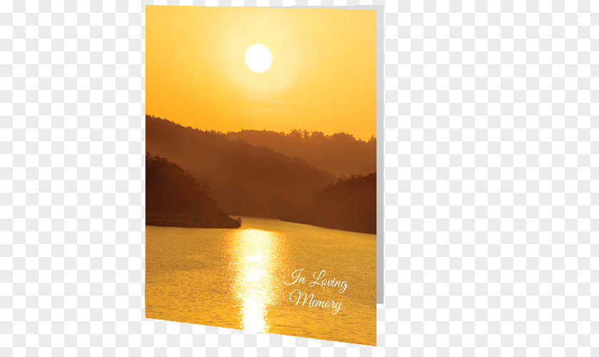 Acknowledgement Greeting & Note Cards Morning Gold Printing PNG