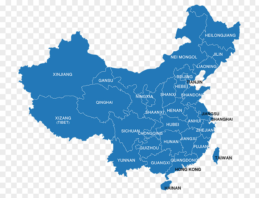 China Blank Map Royalty-free PNG