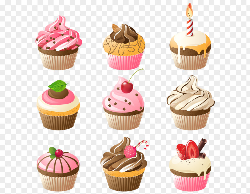 Ice Cream Cupcake Muffin Royalty-free Clip Art PNG