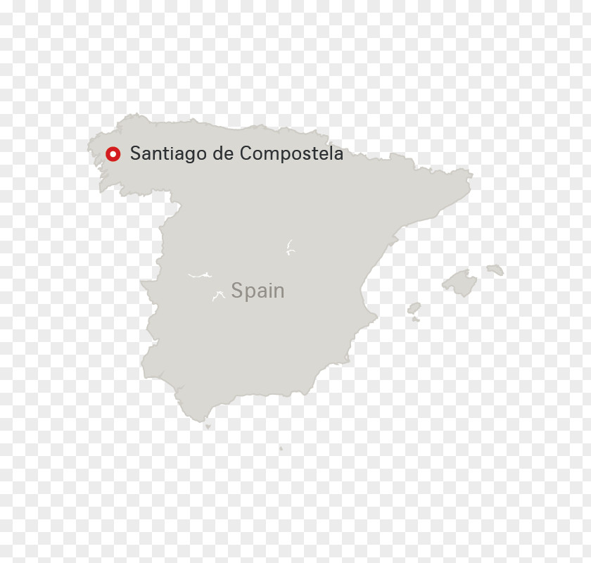 Santiago De Compostela Spain Map Flag PNG