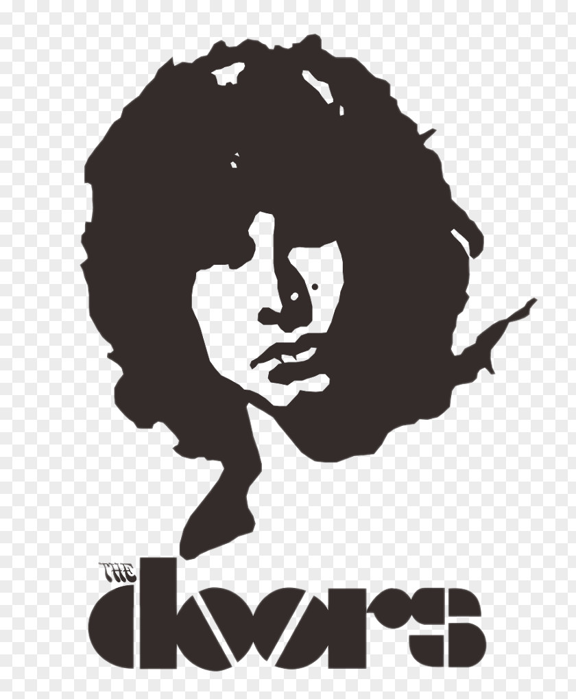 T-shirt The Doors Logo A Collection Stencil PNG