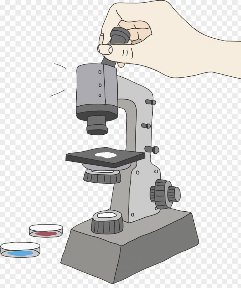 Watercolor Microscope PNG
