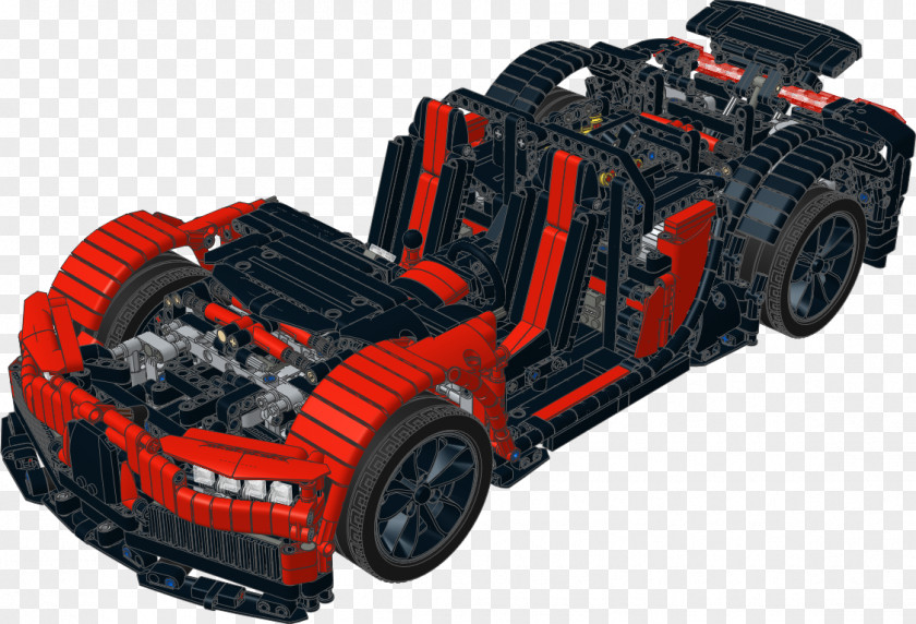 Bugatti Chiron Car Lego Technic Toy PNG