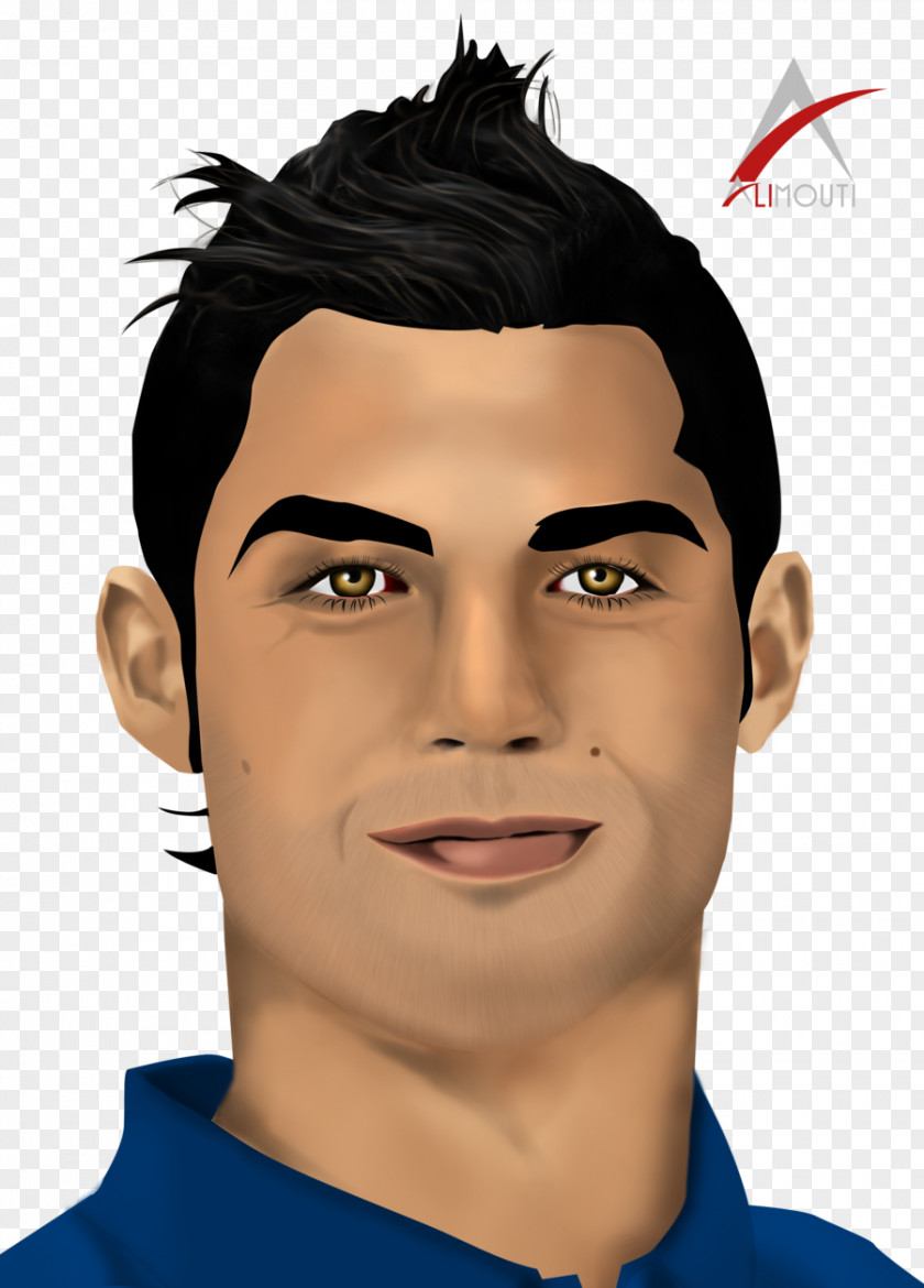 Cristiano Ronaldo Drawing Art PNG